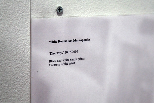 Ari Marcopoulos “Directory” Exhibition Recap
