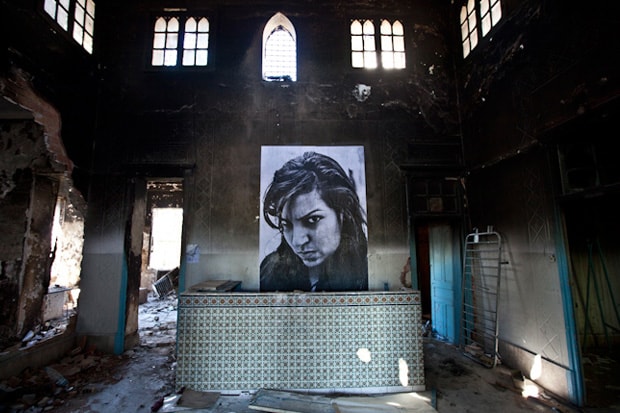 JR's "Inside Out" Project in Tunisia
