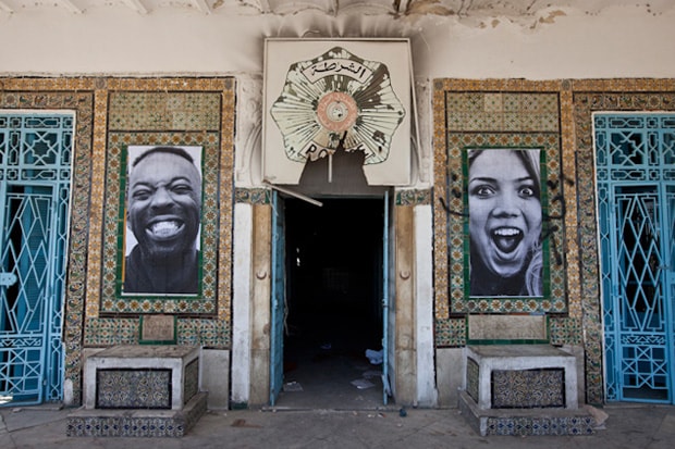 JR's "Inside Out" Project in Tunisia