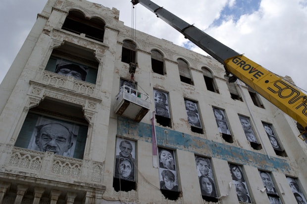 JR's "Inside Out" Project in Tunisia