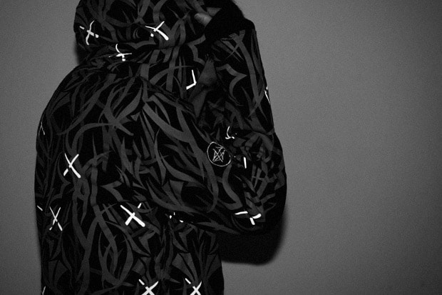 KAWS x Madsaki x Kazuki Kuraishi x CLOT Alienegra Parka