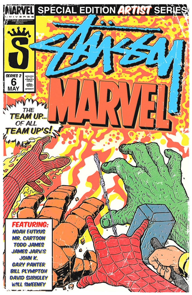 Marvel Comics x Stussy Collection Announcement