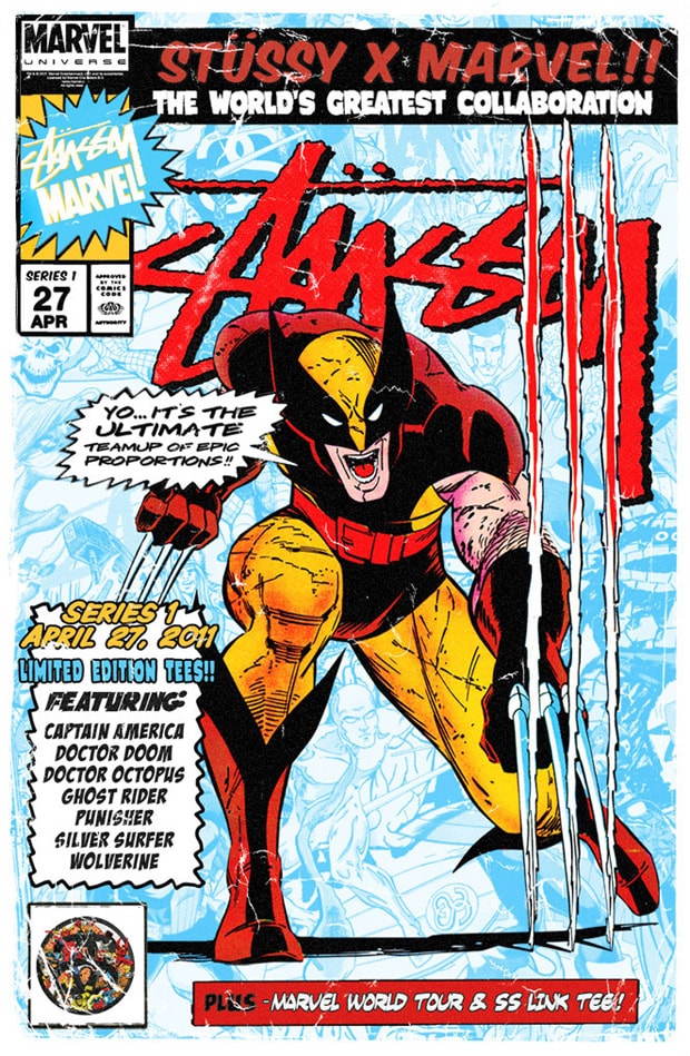 Marvel Comics x Stussy Collection Announcement