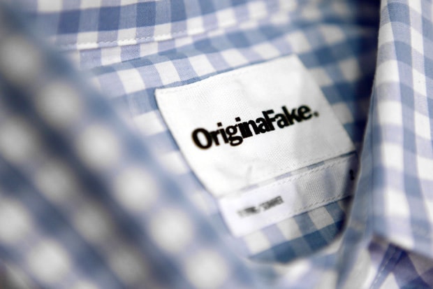 OriginalFake Gingham "X" Shirt