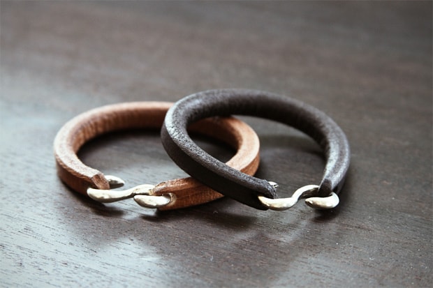 Self Edge Leather & Silver Bracelets