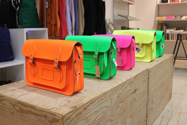 The Cambridge Satchel Company for Dover Street Market "Fluo" Collection 