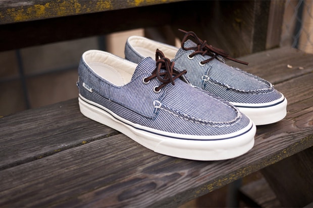 Vans California Zapato Del Barco Pinstripe
