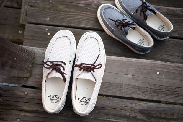 Vans California Zapato Del Barco Pinstripe