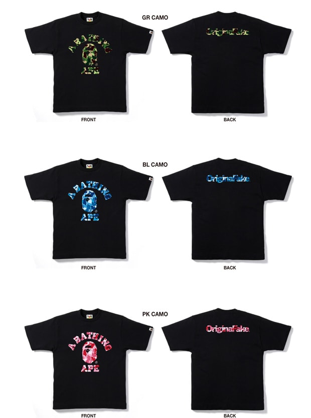 A Bathing Ape x OriginalFake 5th Anniversary Collection