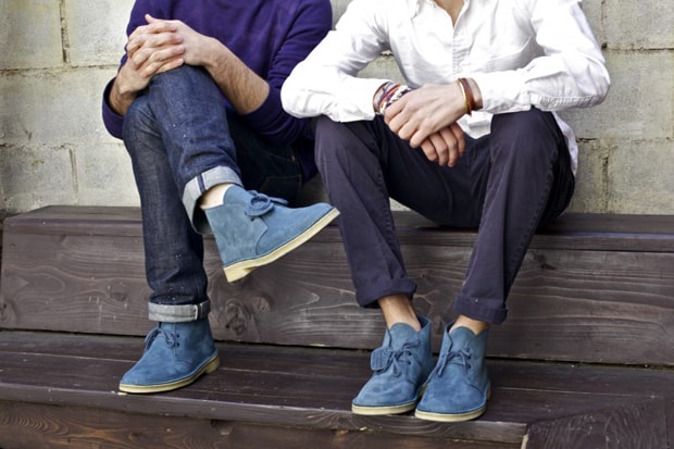 Clarks Originals Slate Blue Desert Boot