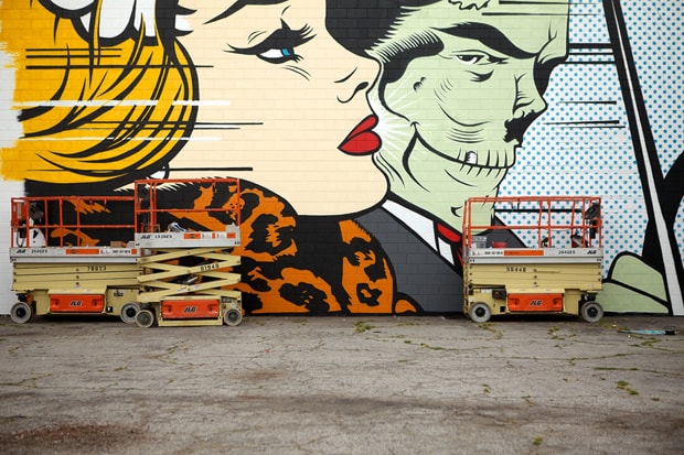 D*Face Mural in Los Angeles