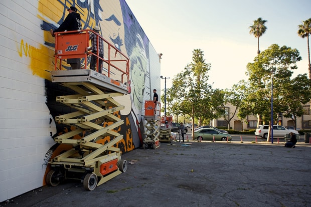 D*Face Mural in Los Angeles