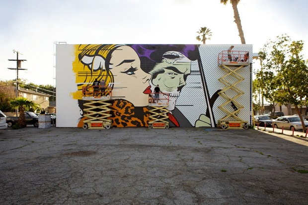 D*Face Mural in Los Angeles