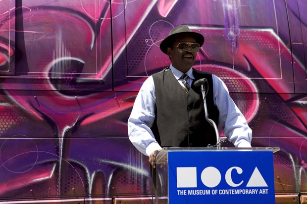 Fab 5 Freddy at MOCA "Art in the Streets"