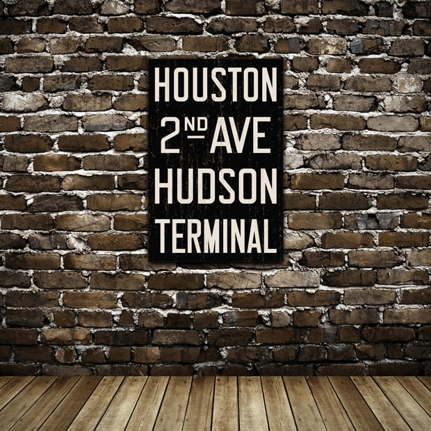 Flying Junction: Vintage Subway Signs & Bus Scrolls