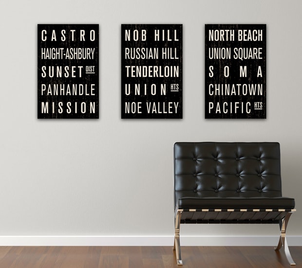 Flying Junction: Vintage Subway Signs & Bus Scrolls