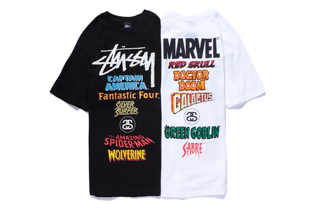 Marvel Comics x Stussy Series One T-Shirts