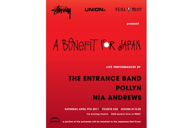Stussy, Union, Feal Mor & UNDFTD Present: A Benefit for Japan