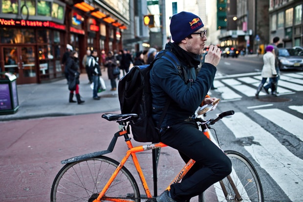 Wired: Bike Messengers Pedal Past Bandwidth in Data Race
