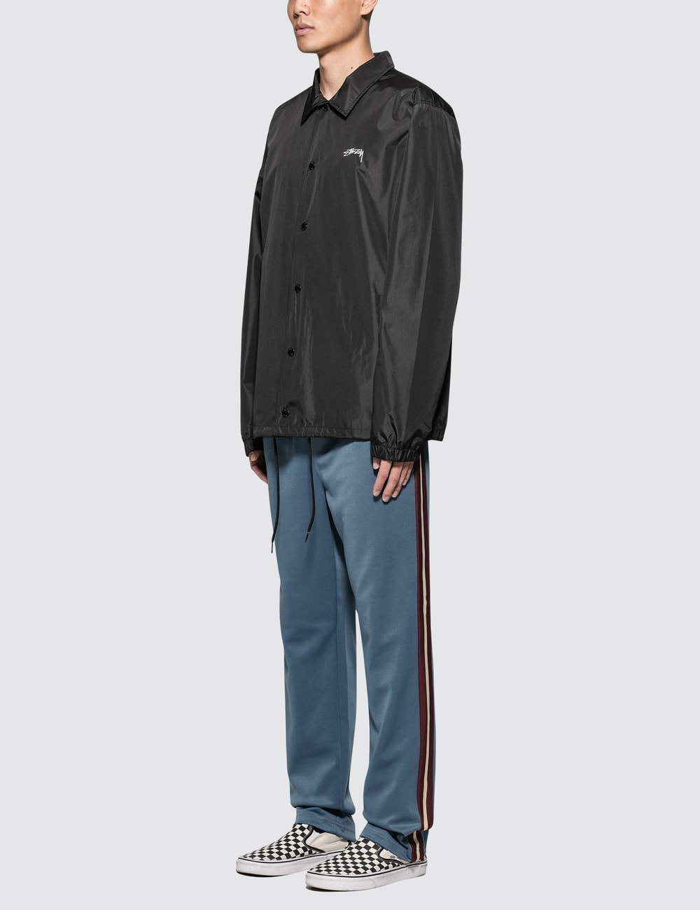 stussy poly track pants