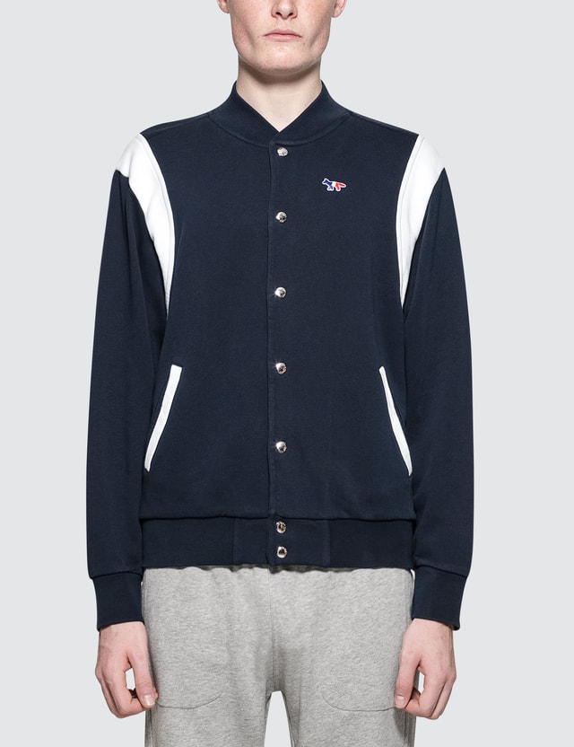 maison kitsune neoprene teddy