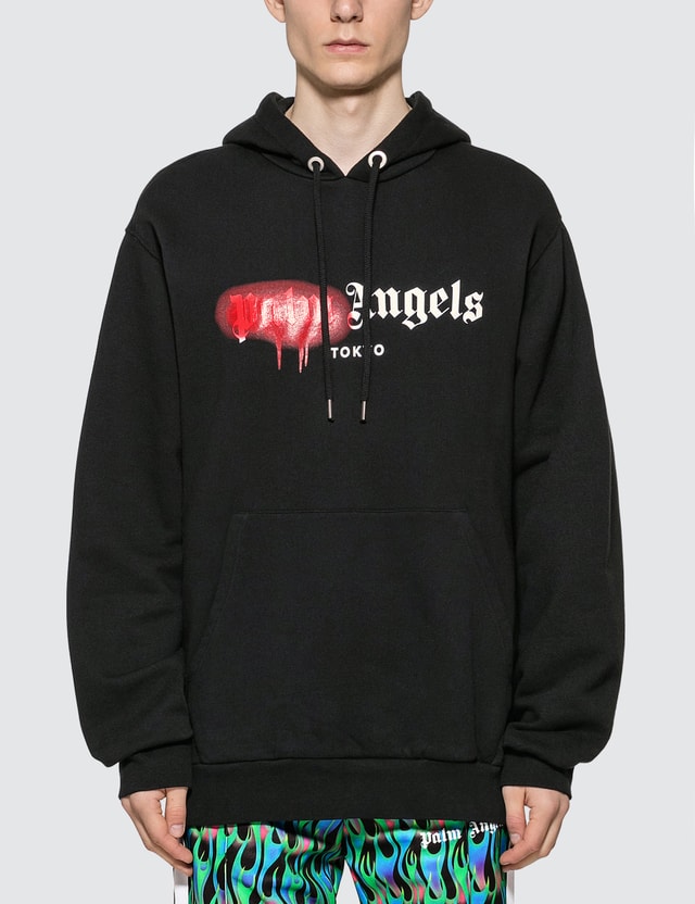 Palm angels hoodie spray paint Clearance