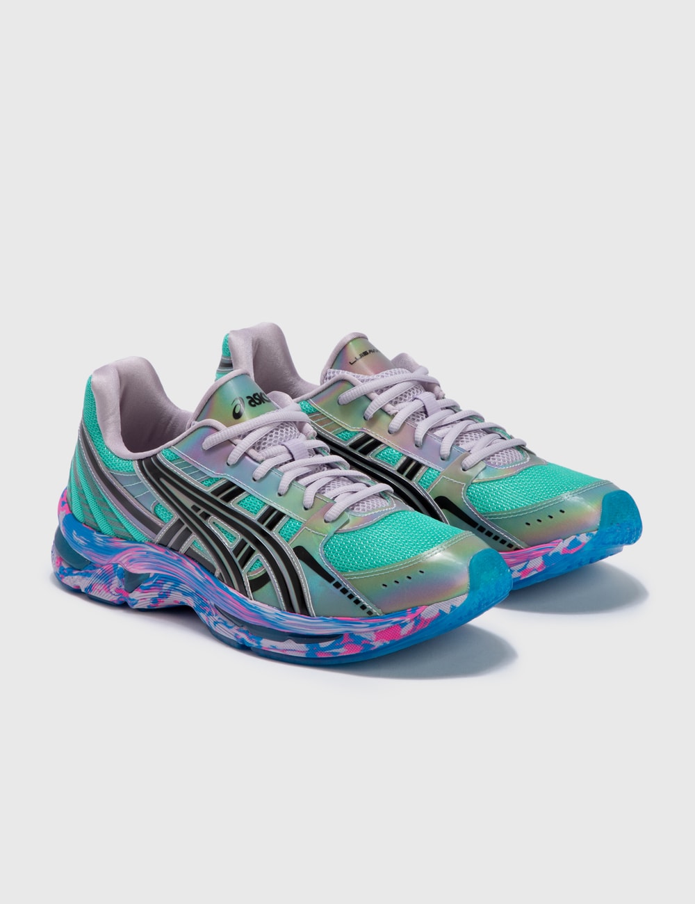 asics running multicolor