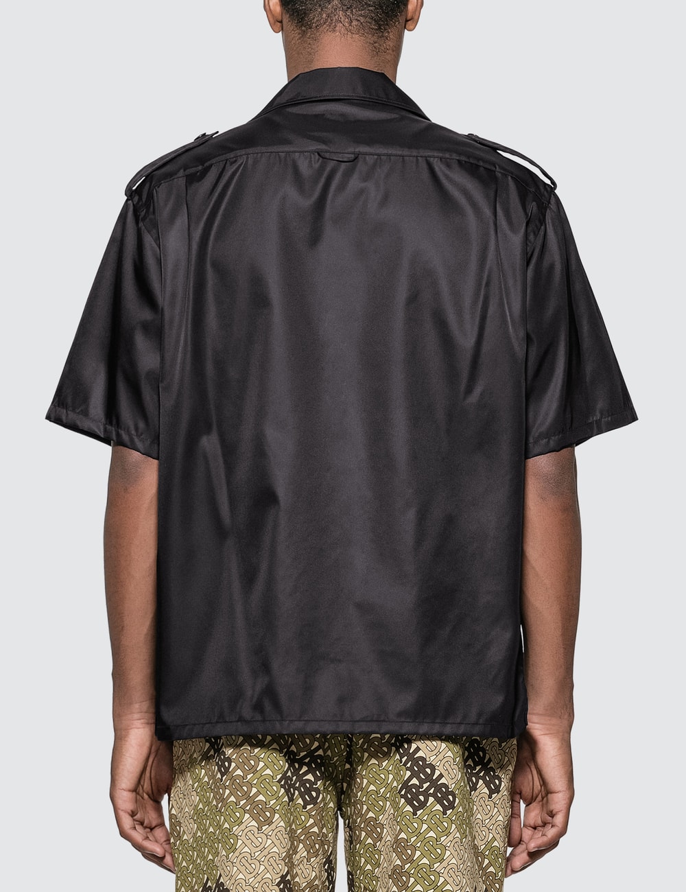 prada re nylon gabardine top