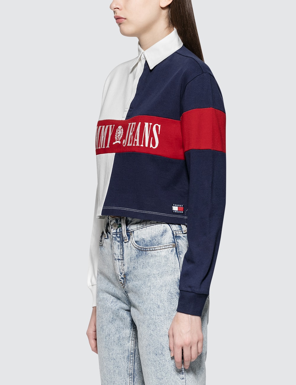 tommy jeans cropped hoodie