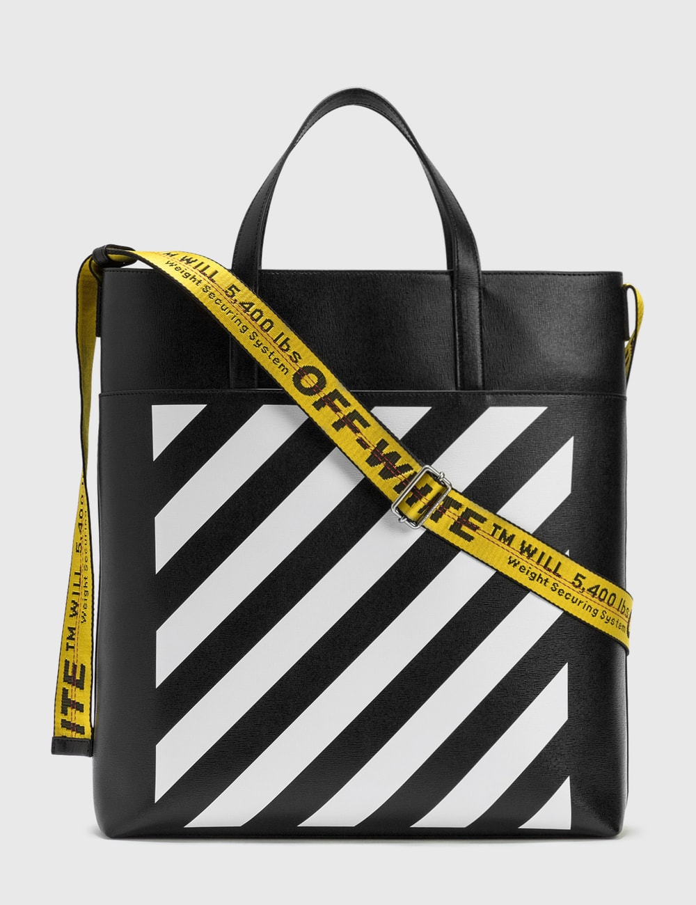 OffWhite Diag Leather Tote Bag HBX