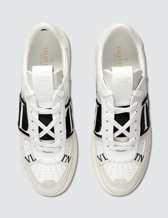 calfskin vl7n sneaker with bands