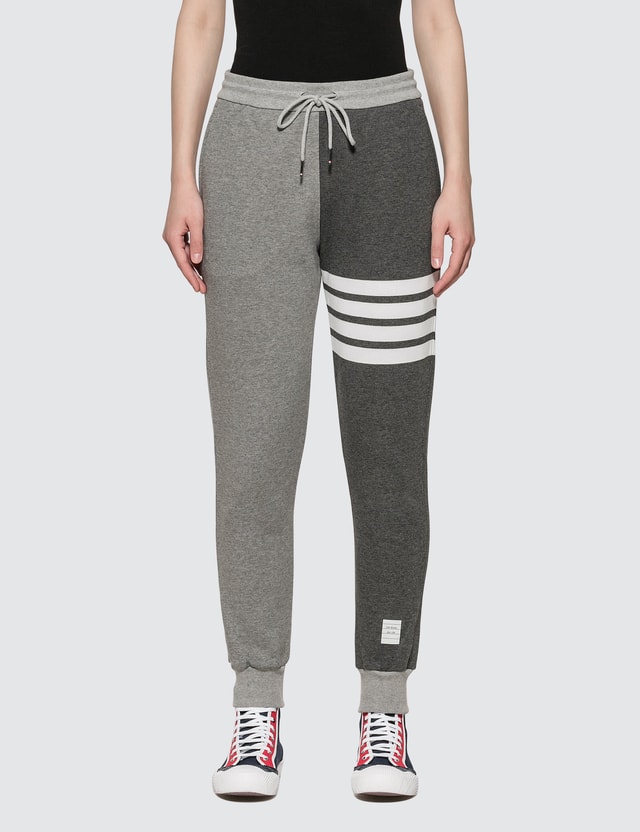 thom browne black sweatpants