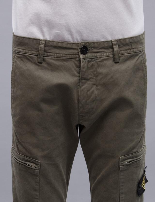 stone island tapered cargo pants