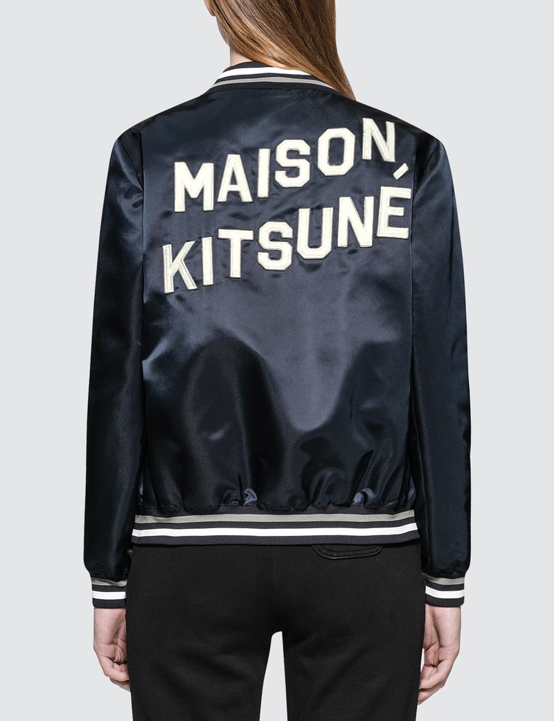 maison kitsune neoprene teddy