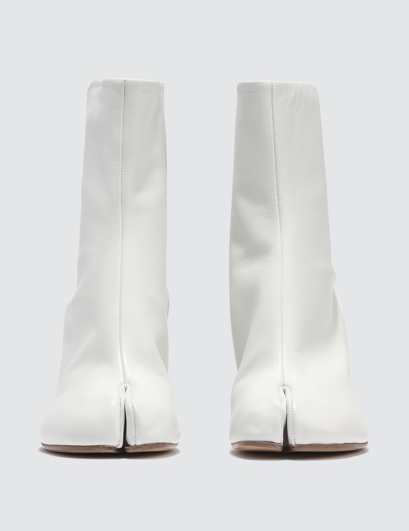 maison margiela holographic boots