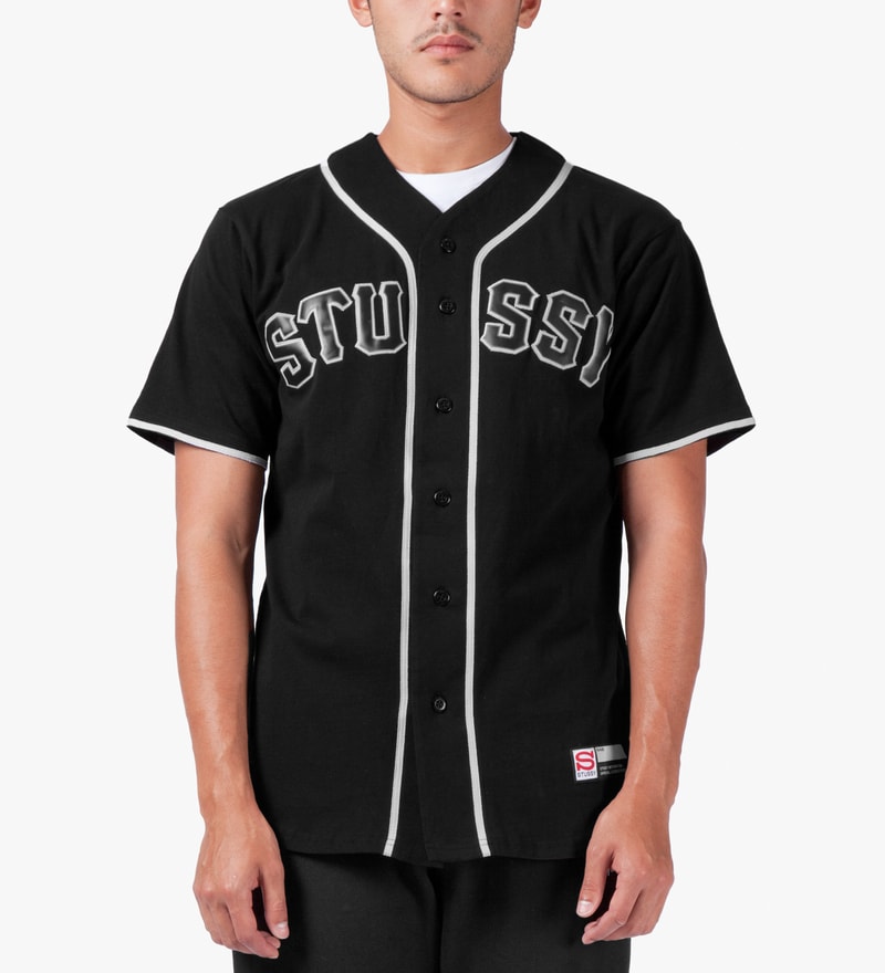 stussy black jersey