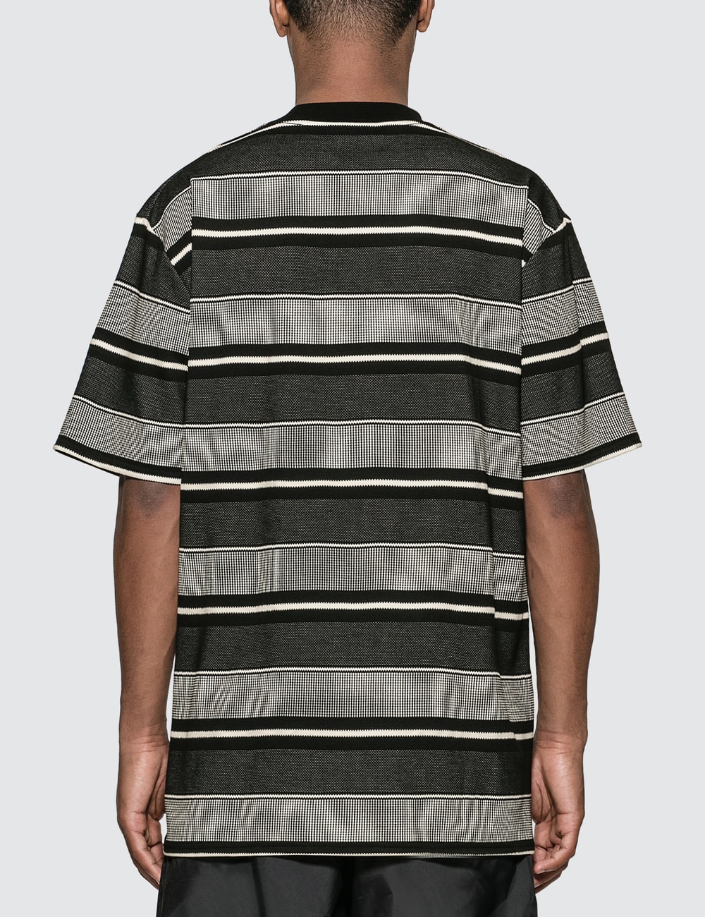 pleasures chainsmoker striped shirt