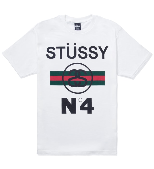 stussy white t shirts