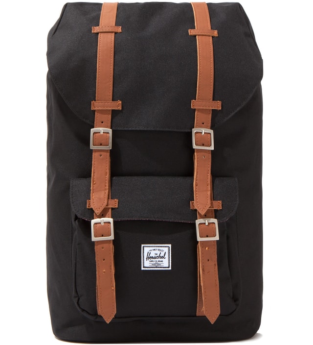 herschel little america backpack black