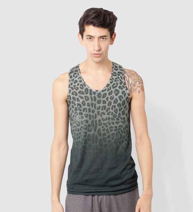 gray leopard top