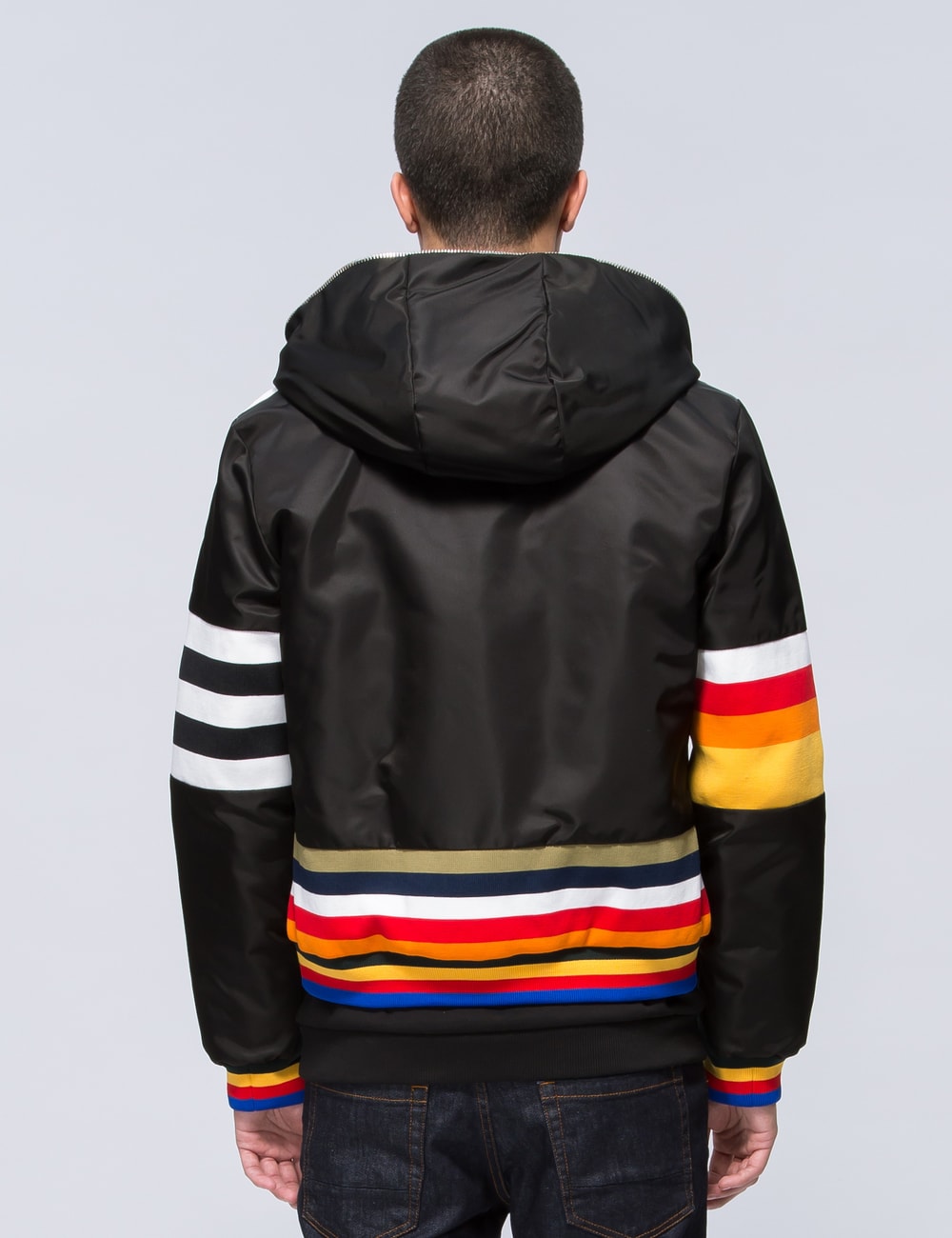 ICEBERG Multi Stripe Reversible Down Jacket HBX