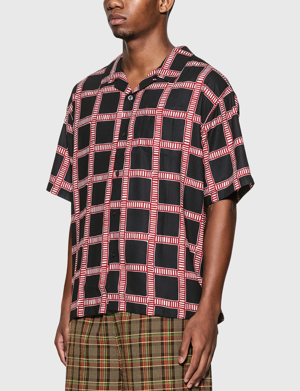 stussy lawrence plaid shirt