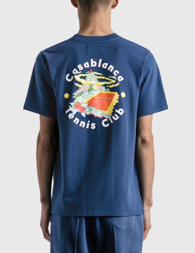 Casablanca Casablanca Tennis Club Island Double Print Tshirt HBX