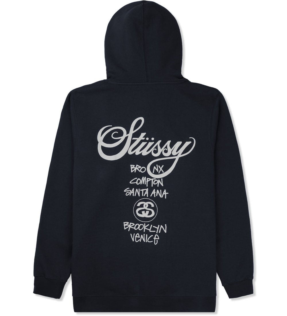 Stussy world hoodie Clearance