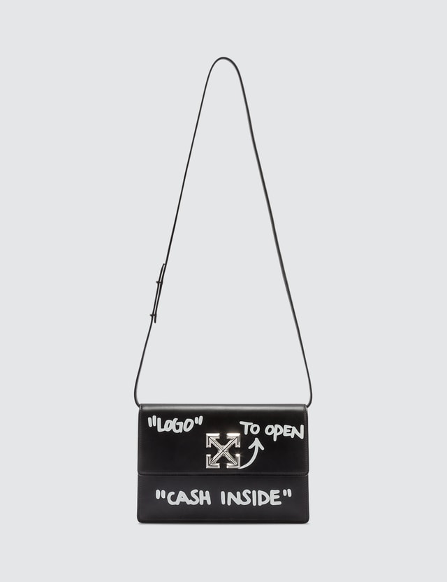 off white cash inside bag white