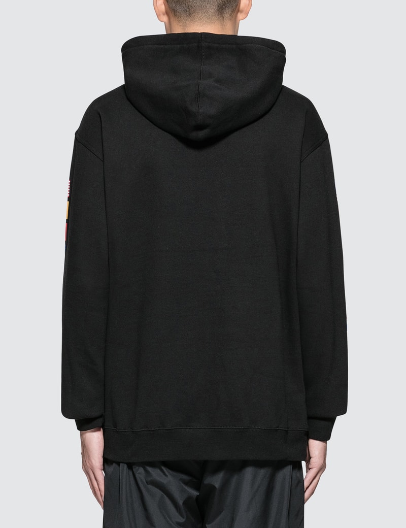 orange huf hoodie
