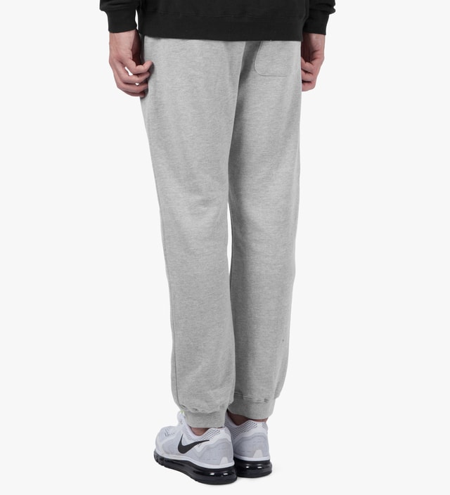 Stussy - Heather Grey 8 Ball Sweatpants | HBX