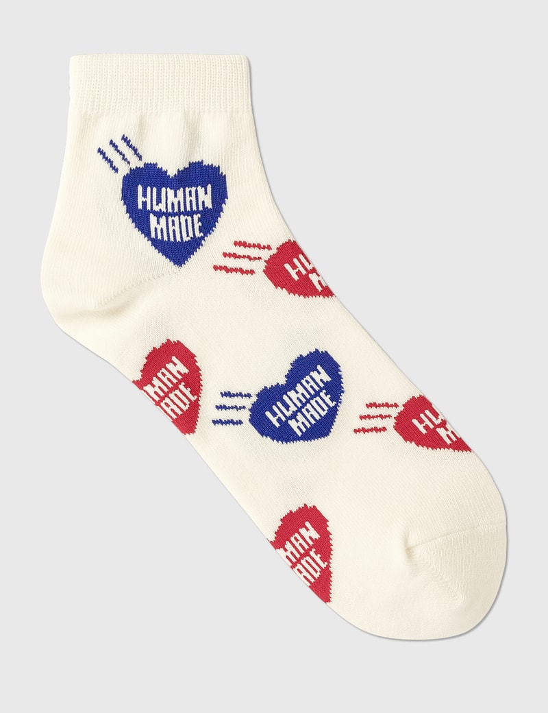 Human Made Short Heart Pattern Socks 1 HBX