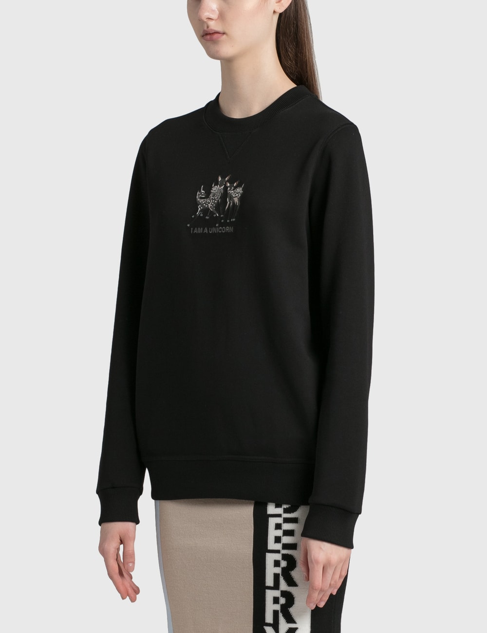 burberry deer sweater