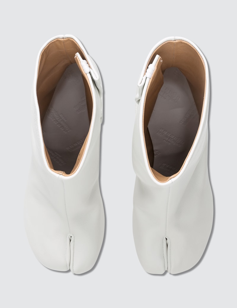 maison margiela holographic boots